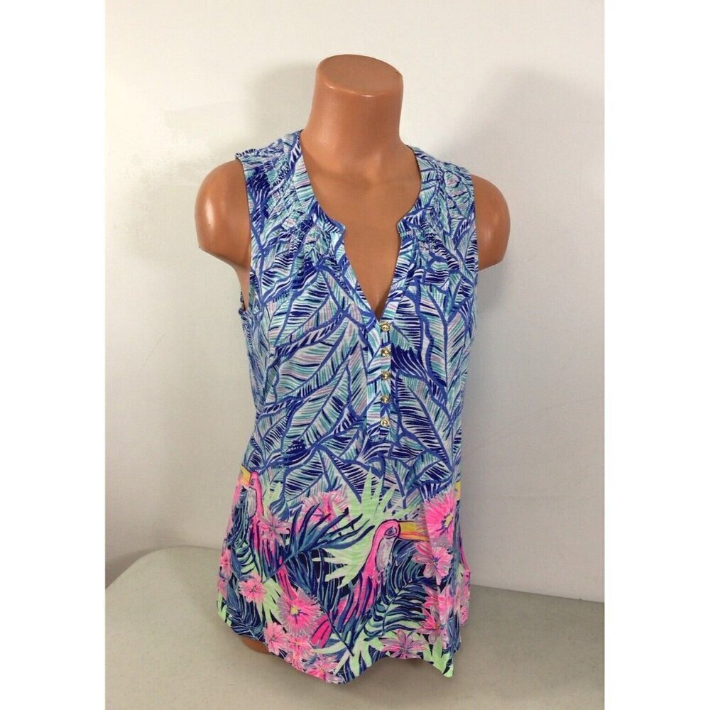 Lilly Pulitzer Blouse Top Womens Small